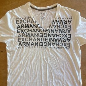 NEW Men V neck Armani Shirt